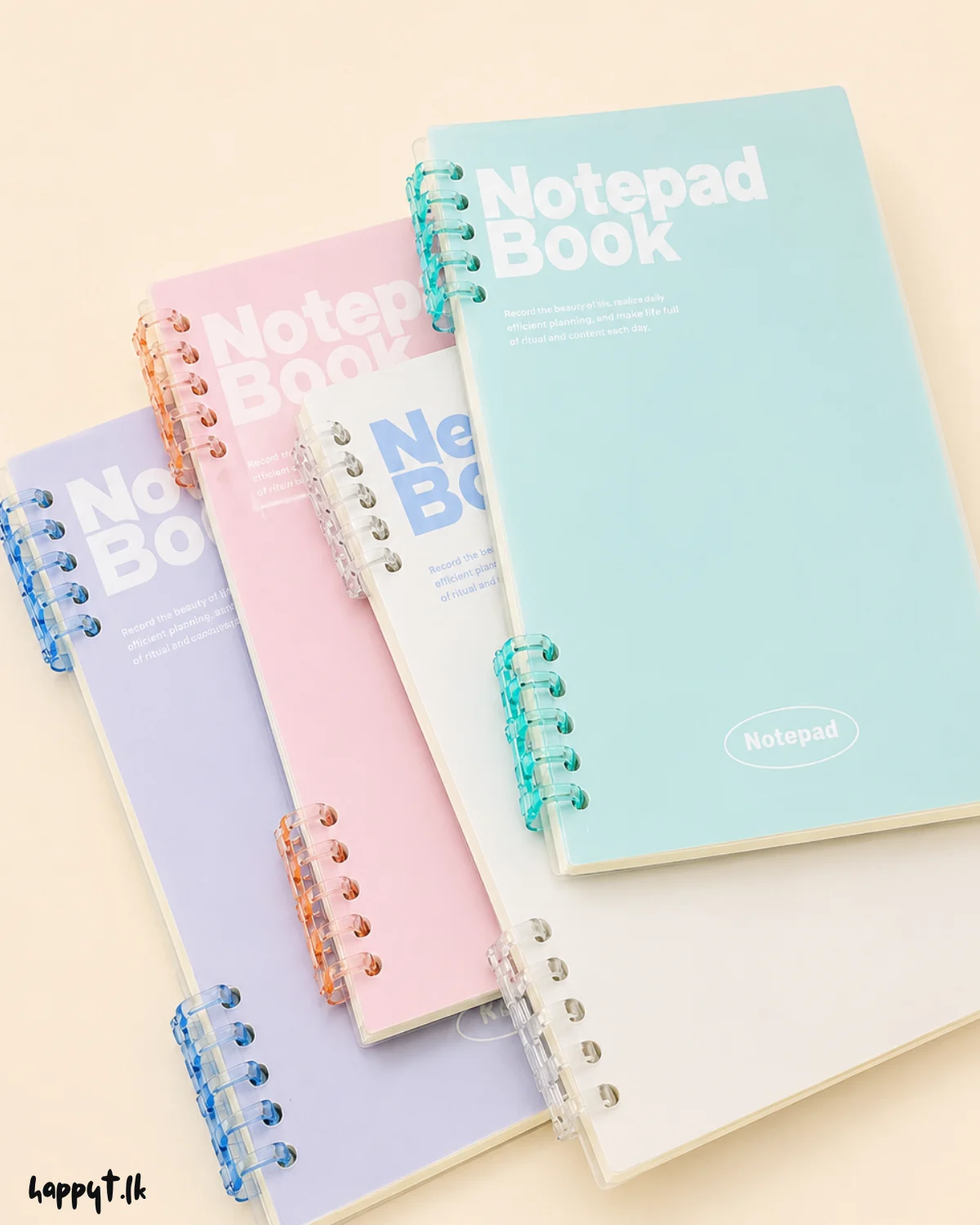 A5 Clear Cover Spiral Notebook