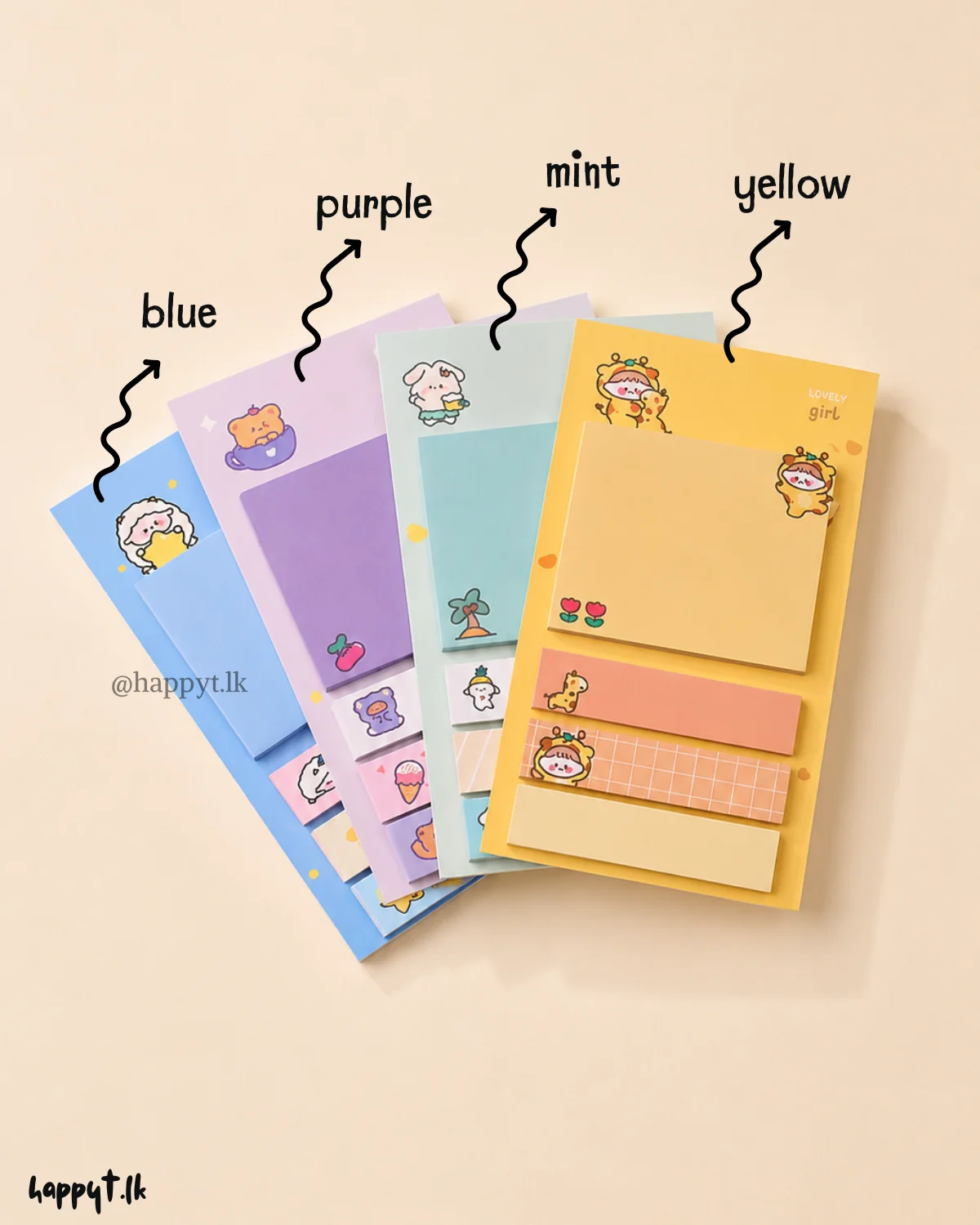 Bear Style Sticky Note 20×3 sheets - Image 3