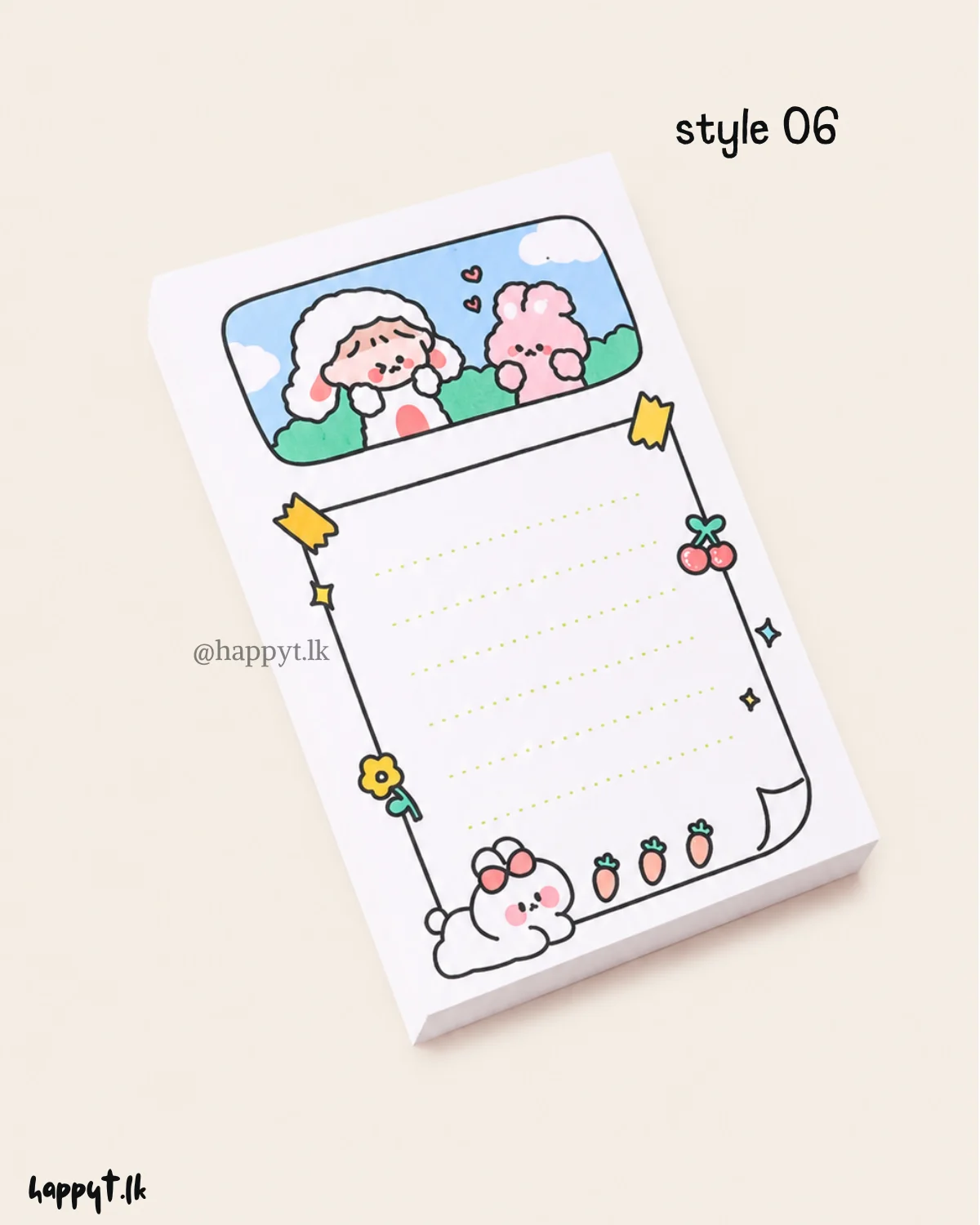 Cartoon Style Sticky Notes - 80 sheets - Image 8