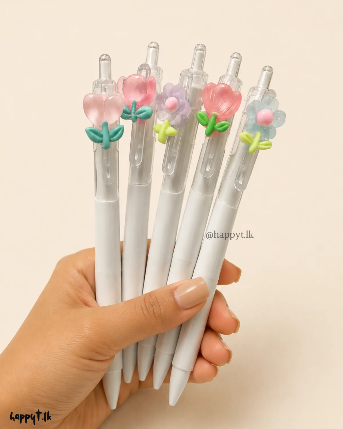 Cute Mini flower gel pen-Black color (1pcs)